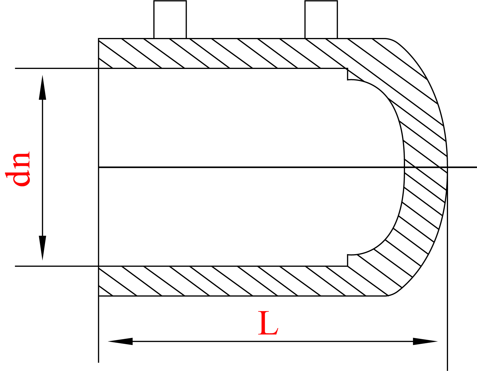 Заглушка электросварная D 75 SDR11 (PN10/PN16)